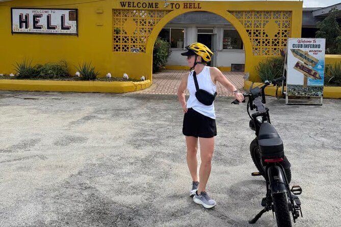 Coastal E-Bike Adventure: Full-Day Self-Guided Tour Grand Cayman - Hell and its black limestone formations