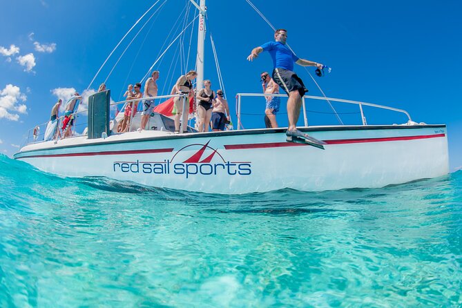 Grand Cayman Catamaran Tour to Stingray City and Rum Point - A comfortable ride on a 65-foot catamaran
