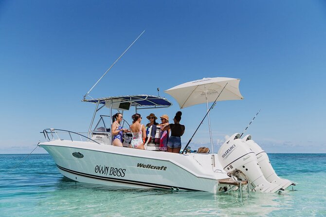 Private Boat Charter Snorkeling Stingray City or Bio Bay - Rum Point and the one-hour beach break