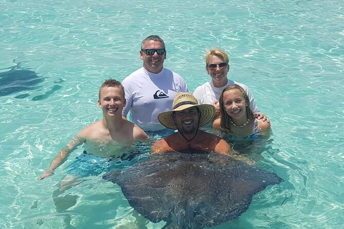 Private Charter 34ft Express Cruiser Stingay City Reef Snorkeling - Starfish Point and the gentler side of the coast
