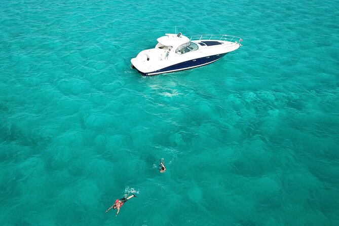 Private Luxury HalfDay w/Jetski Stingray City, Snorkeling & Starfish Beach Tour - A comfortable boat with practical extras